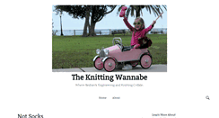 Desktop Screenshot of knittingwannabe.com