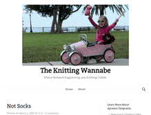 Tablet Screenshot of knittingwannabe.com
